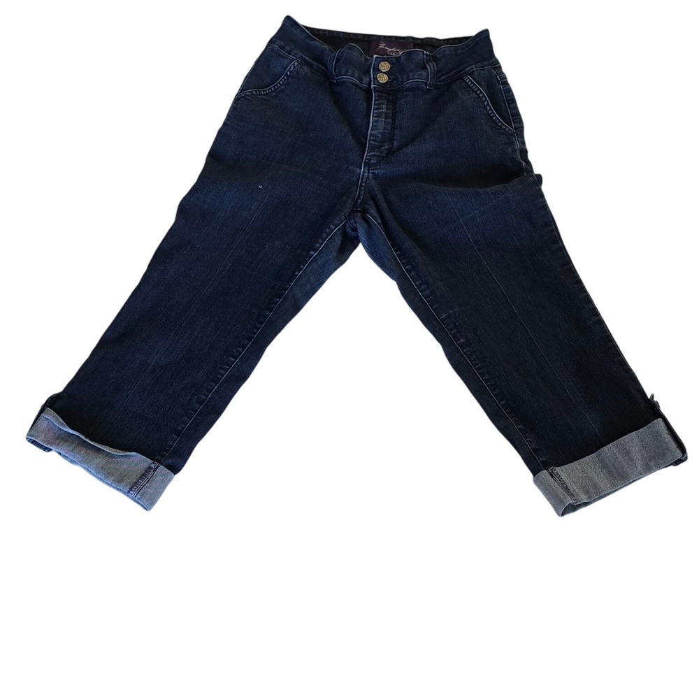 Not Your Daughters Jeans Womens Denim Capri Pants Blue Size 8P